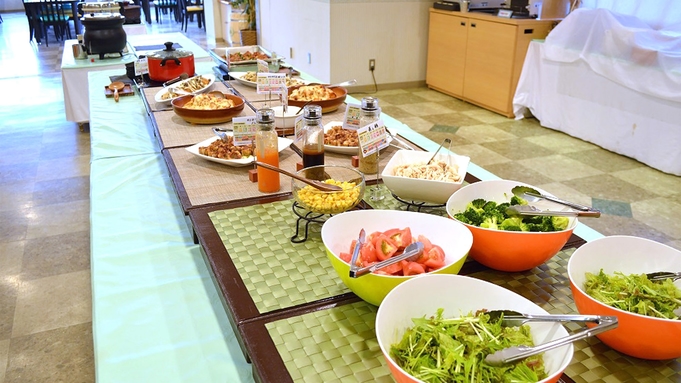 【朝食】北海道の旬な食材を使った栄養バランス抜群・ボリューム満点のビュッフェが付いた朝食付きプラン